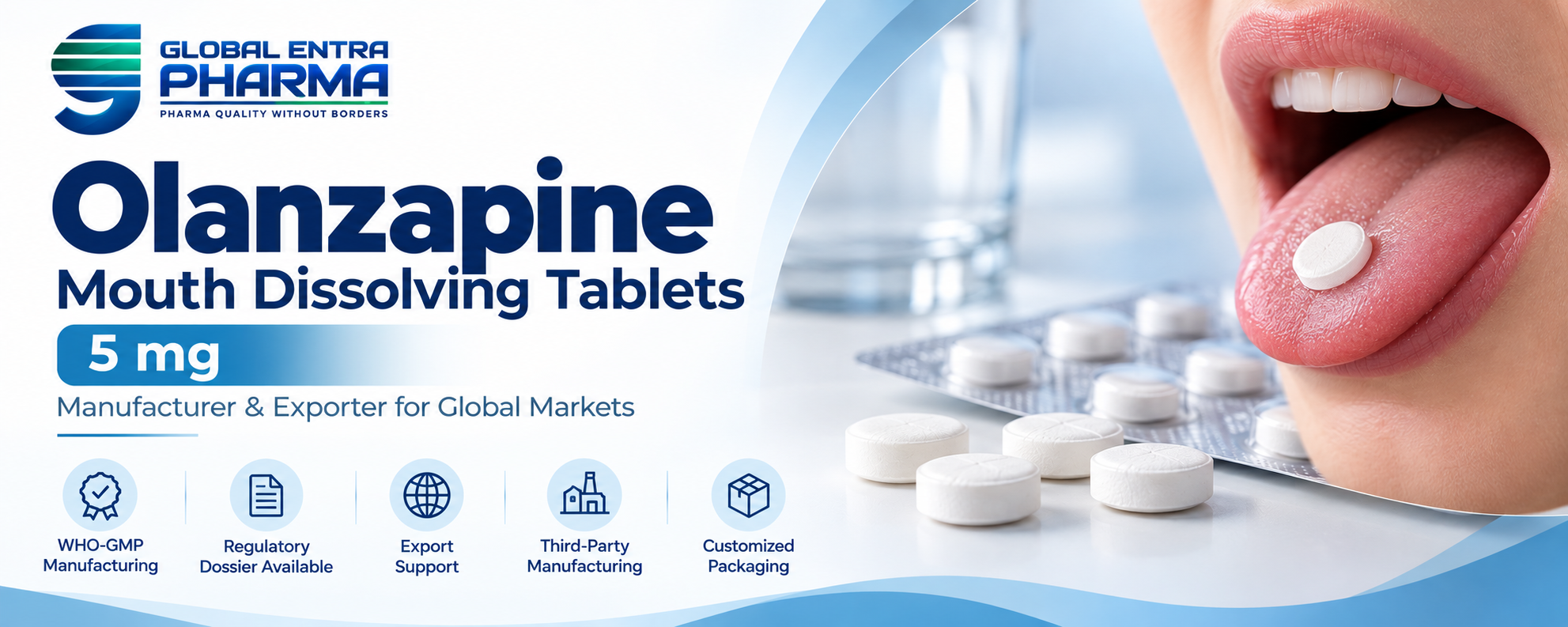 Olanzapine Mouth Dissolving Tablets 5 mg Manufacturer in India